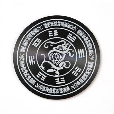 תווית אלומיניום מובלטת עם דבק 3M